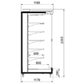 Холодильная горка Лозанна ВС 63.115GH-3750F (стеклянный фронт)