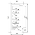 Холодильная горка Женева-1 ВС 55.95GH-2500F (стеклянный фронт)