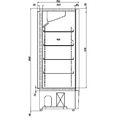 Холодильный шкаф Ариада Рапсодия R1400MC (купе)