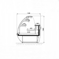 Холодильная витрина Умбриэль-Люкс ВС 19-260 (встроенный холод)